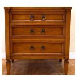 Vintage 3 drawer nightstand