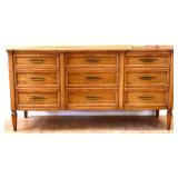 Vintage 9 drawer dresser see photos