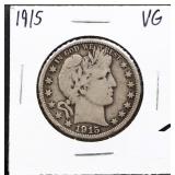 1915 barber half dollar