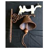 Cast iron cow bell