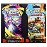 2 sealed Pokemon Mega Evolution booster packs