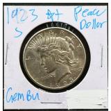 1923S peace dollar