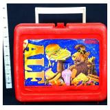 Vntg plastic red ALF lunchbox