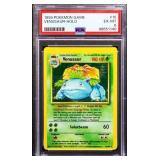 Graded Pokemon 1999 Venusaur Holo card