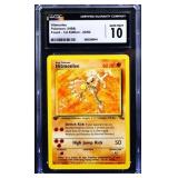 Graded GM Pokemon 1999 1st Edition Hitmonlee card