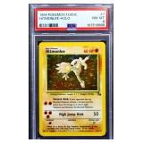 Graded NM Pokemon 1999 Hitmonlee Holo card