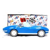 Enesco blue Corvette bank w/ box