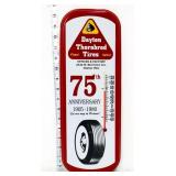 Vntg metal 16in Dayton Thorobred Tire thermometer