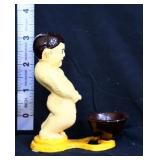 Cast iron peeing man bottle opener