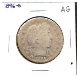 1896S barber half dollar