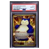 Graded GM Pokemon 2021 Snorlax Chilling Reign card