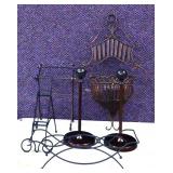 6 piece estate metalware lot