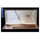 Lot of 3 Cross pens in org case