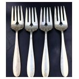 4.3oz sterling silver forks