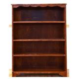Vintage wood 4 shelf bookcase