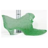 Fenton green daisy & button shoe