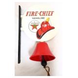 Large cast iron Fire Chief bell