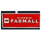 Cast iron red Farmall plaque