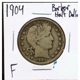 1904 barber half dollar