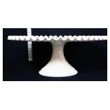 Fenton milk glass hobnail 12.5in cake stand