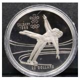 1988 Calgary Olympics $20 proof coin