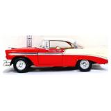 Die cast 1/18 red 1956 Chevy Bel Air car