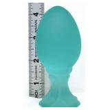 Fenton aqua satin egg
