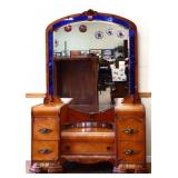 Deco style vanity w/ mirror see photos