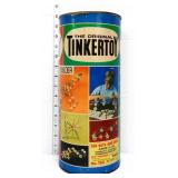 Vintage Tinkertoy box w/ contents