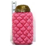 Victorian pink cased pineapple sugar shaker