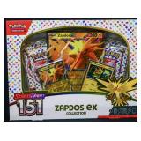 Sealed Pokemon Zapdos Ex 151 card set