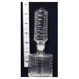Clear perfume bottle w/ tall stopper