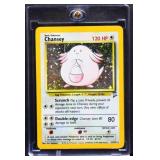 NM Pokemon Chansey Base Set II Holo Rare card