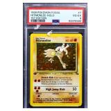 Graded Pokemon 1999 Hitmonlee 1st Edition card