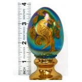 Fenton green iridescent partridge in peartree egg