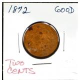 1872 2 cent piece
