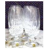 Lot of 8 German lead crystal stemware