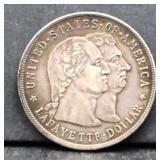 1900 LaFayette silver dollar