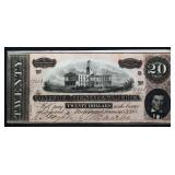 1864 CSA $20 note