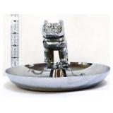 Vintage metal Mack Truck bulldog ashtray