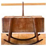 Primitive rocking butter churn