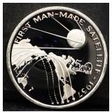 1oz Marshall Islands Satellite silver proof