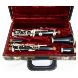 Vntg Bourdain clarinet in case made in Paris