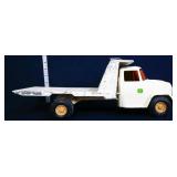 Vntg pressed steel John Deere flatbed truck