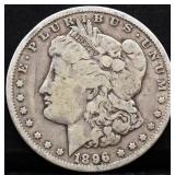 1896O Morgan silver dollar