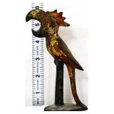 Vintage cast iron 6in parrot bottle opener
