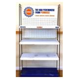 Vntg metal Permatex display shelf see photos