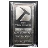 10 troy ounce Pan American silver bar