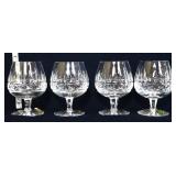 4 Waterford Kylemore brandy glasses