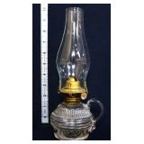 Vintage clear glass oil finger lamp